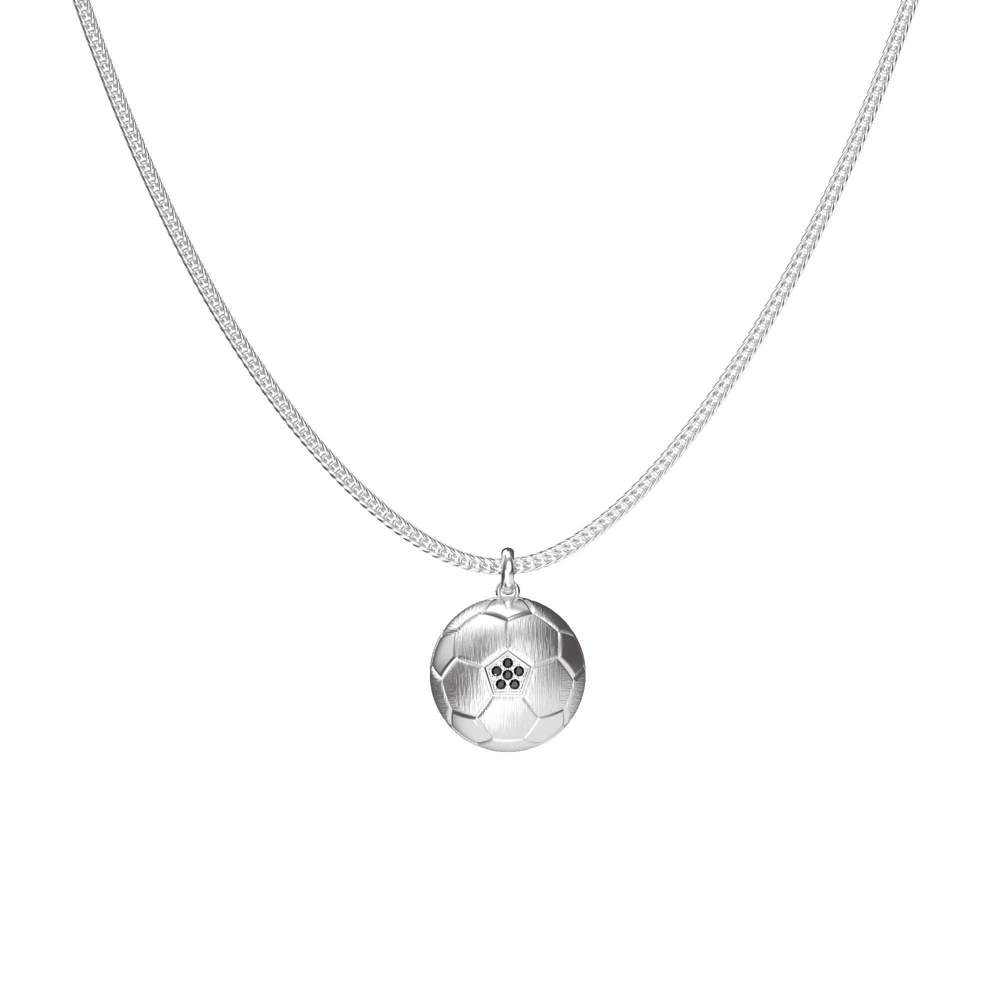 'The Soccer' Pendant, Black Diamond sold by Pascal Design Official