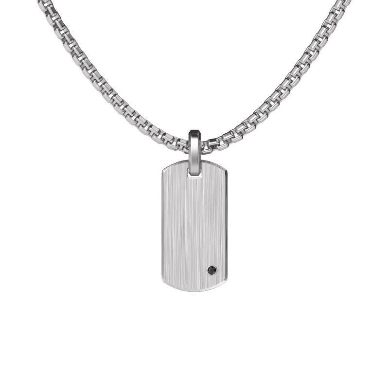 Dog Tag Pendant, Black Diamond sold by Pascal Design Official