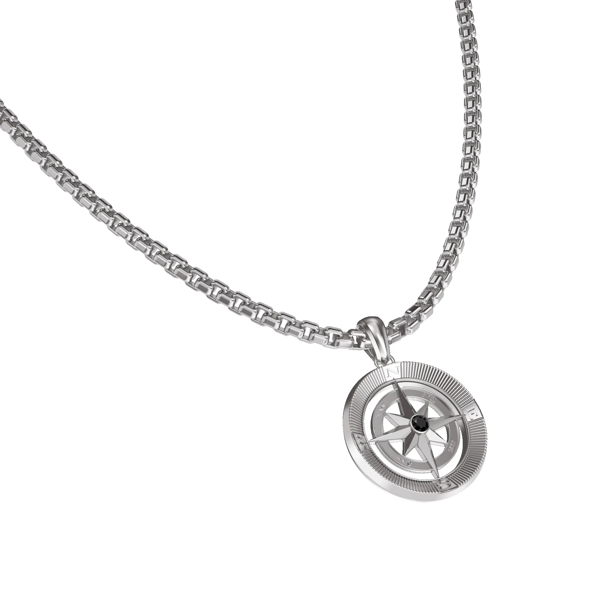 Compass Pendant, Black Diamond sold by Pascal Design Official product image thumbnail 2