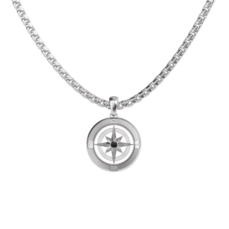Compass Pendant, Black Diamond sold by Pascal Design Official