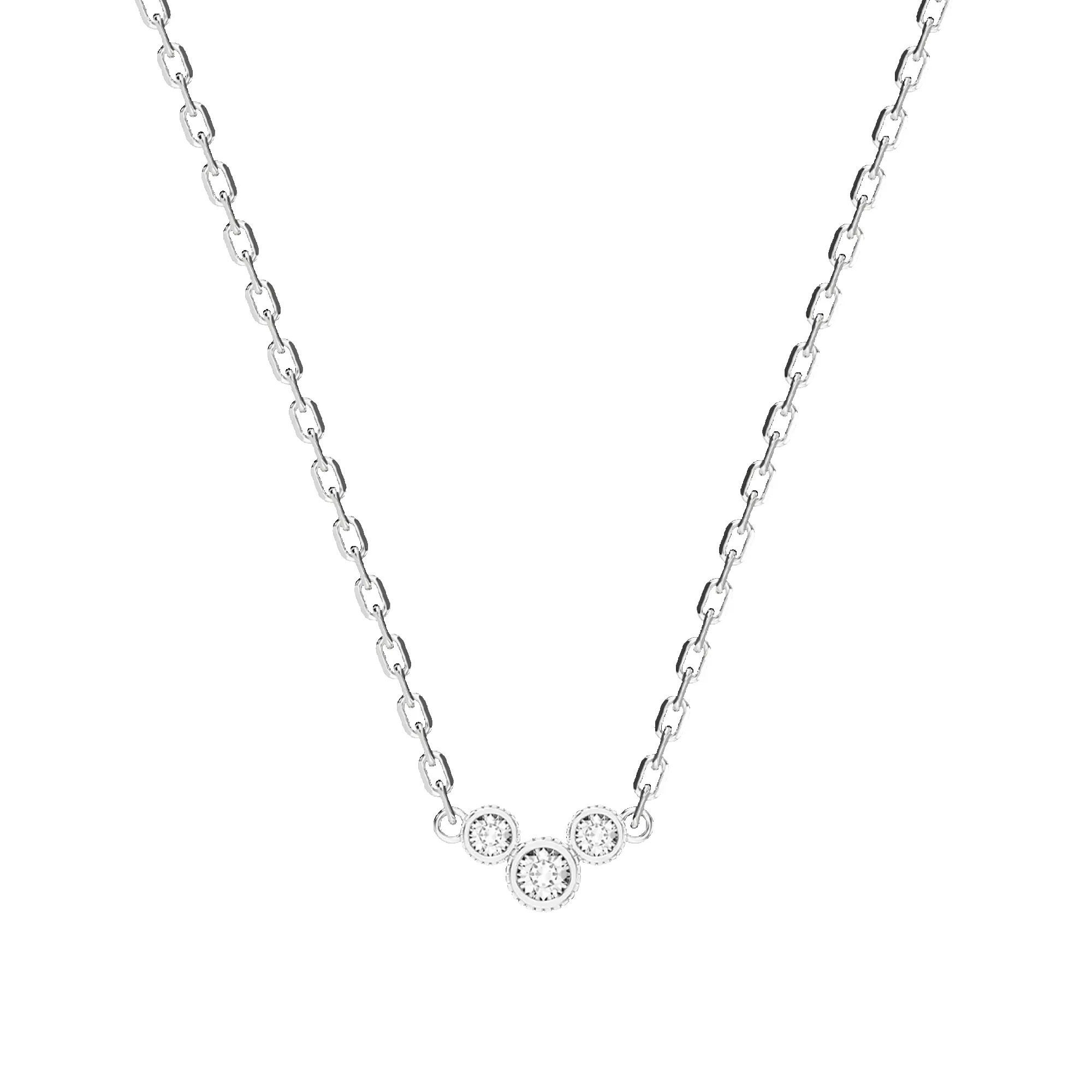 'Trinity' Diamond Necklace, Classic sold by Pascal Design Official
