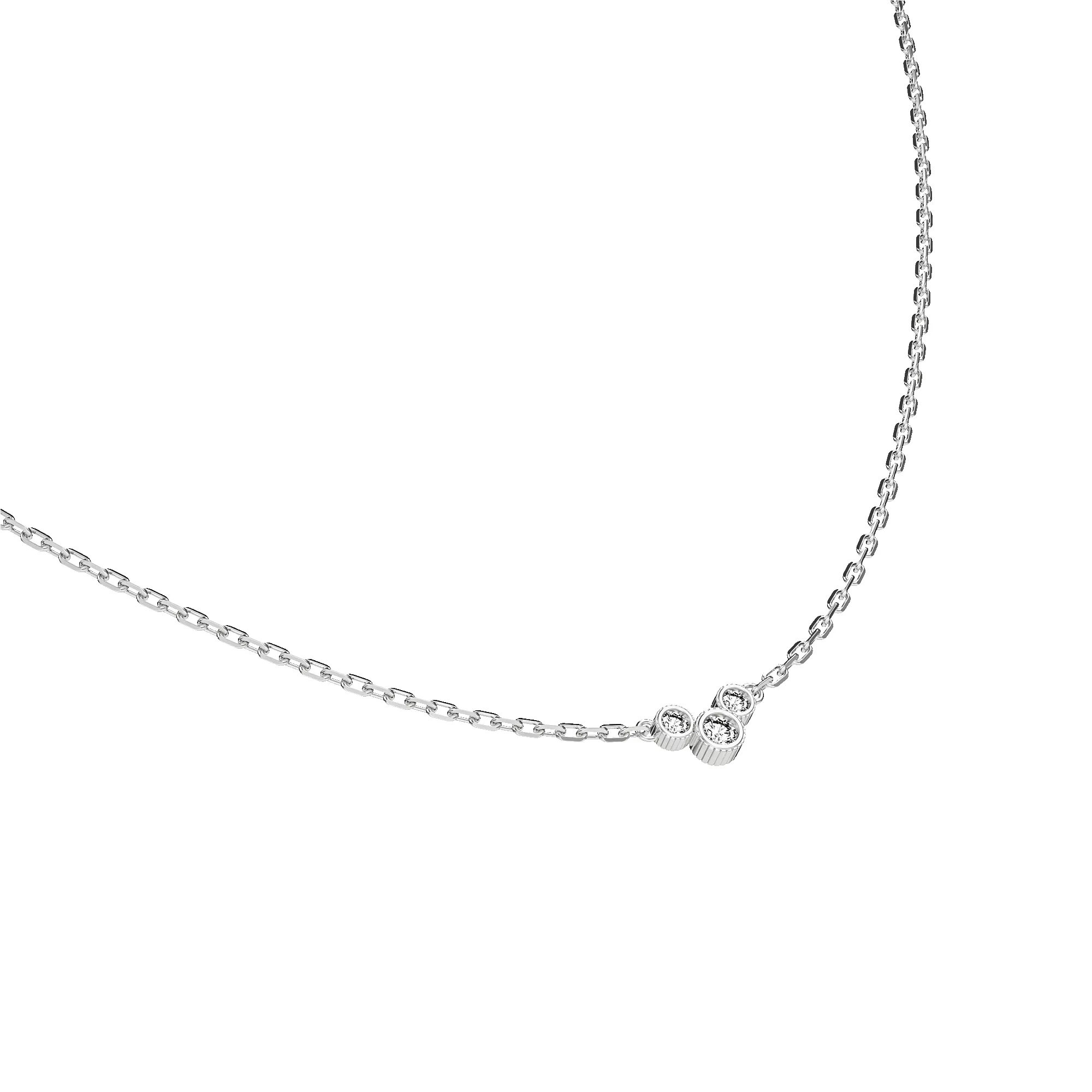 'Trinity' Diamond Necklace, Classic sold by Pascal Design Official product image thumbnail 2