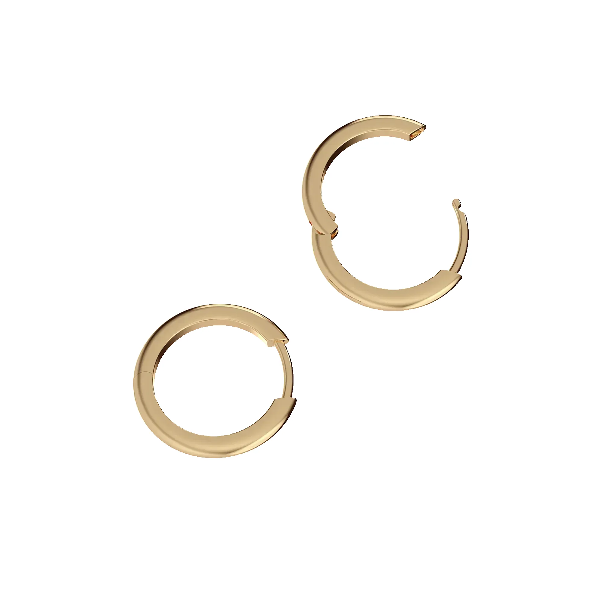 Thin Medium Hoop Earrings sold by Pascal Design Official product image thumbnail 3