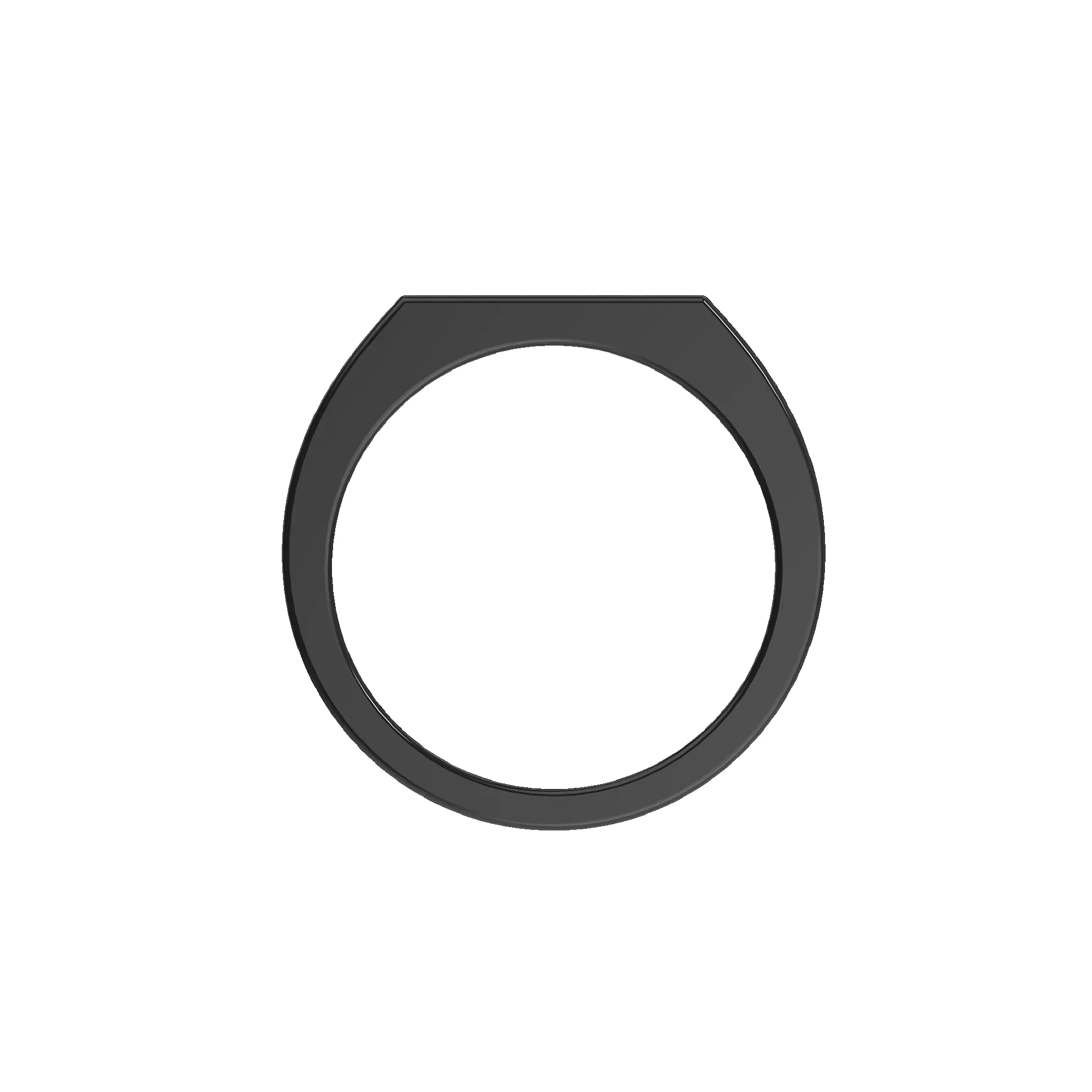 Geo Signet Pave Diamond Ring sold by Pascal Design Official product image thumbnail 4