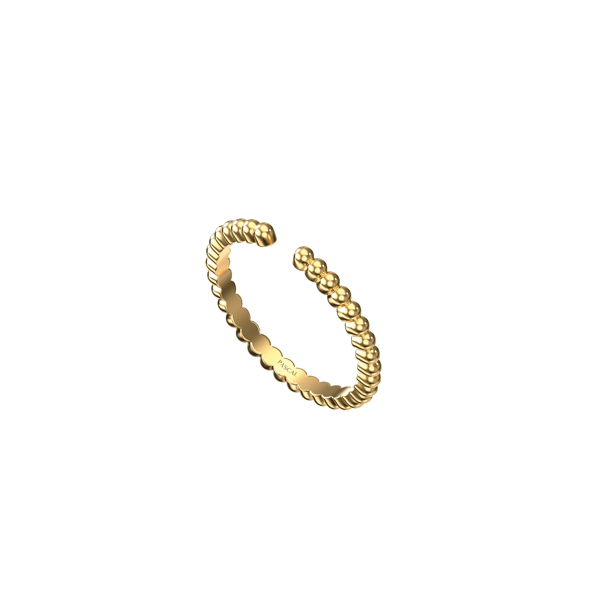 Beaded Open Ring sold by Pascal Design Official product image thumbnail 2
