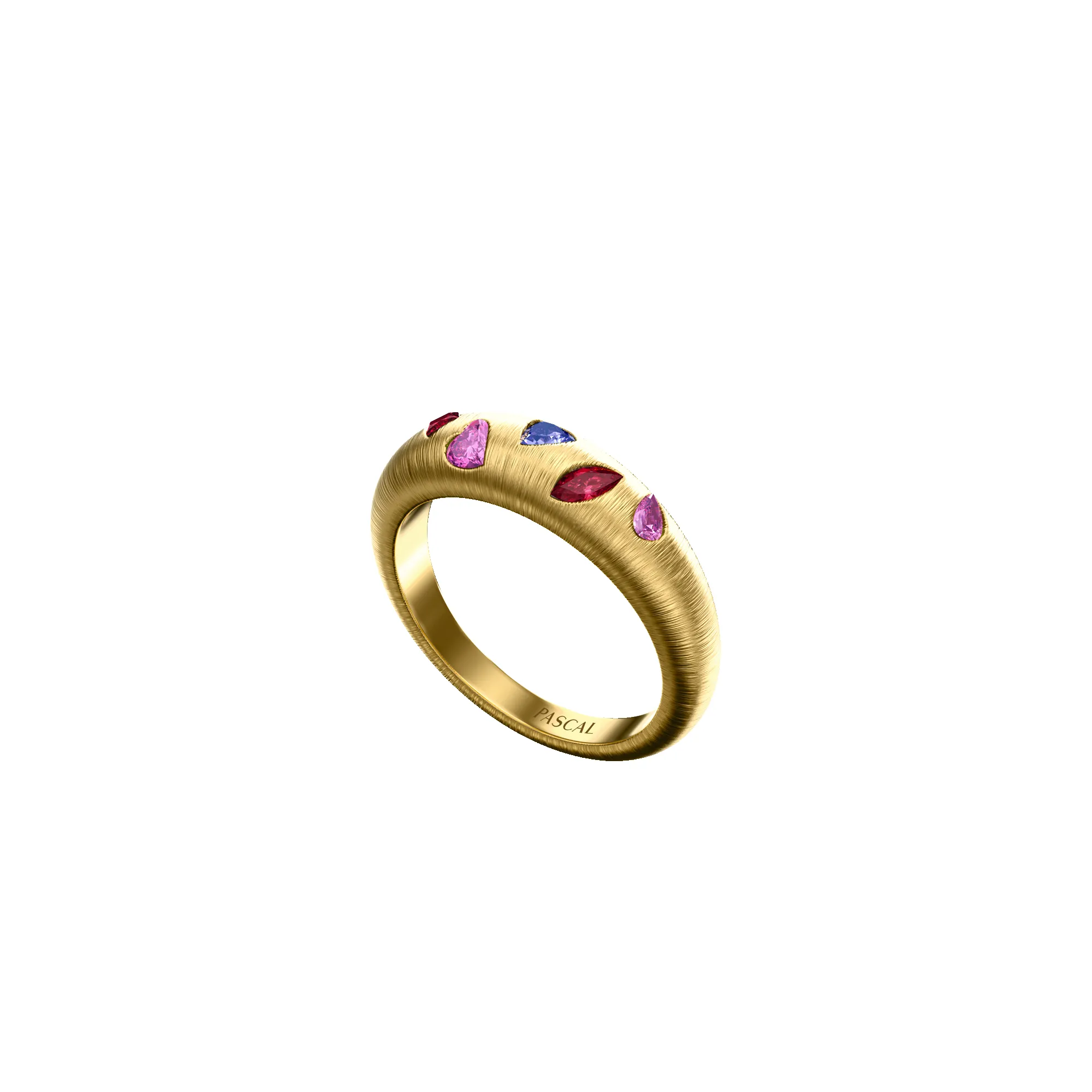 Mosaic Gemstone Dome Ring sold by Pascal Design Official product image thumbnail 2