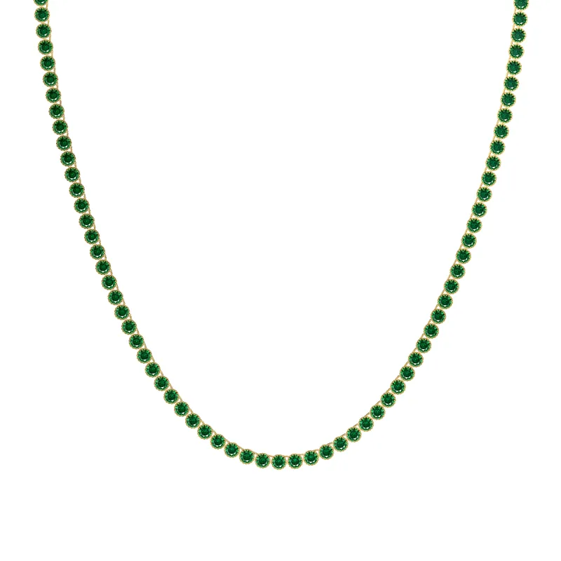 Vernal Gemstone Tennis Necklace sold by Pascal Design Official