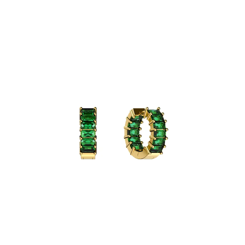 Evergreen Gemstone Hoop Earrings sold by Pascal Design Official