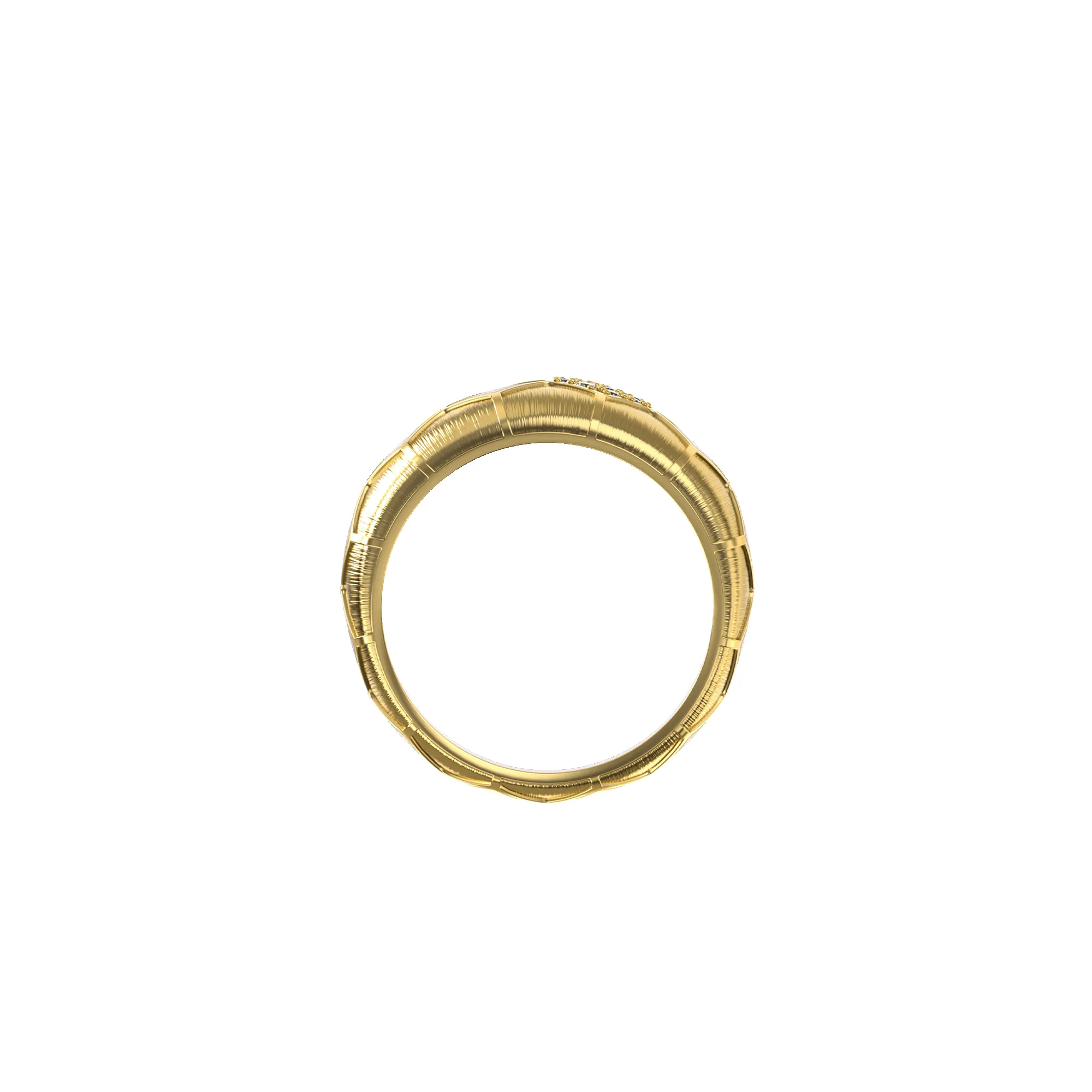 'The Soccer' Dome Ring, White Diamond sold by Pascal Design Official product image thumbnail 4