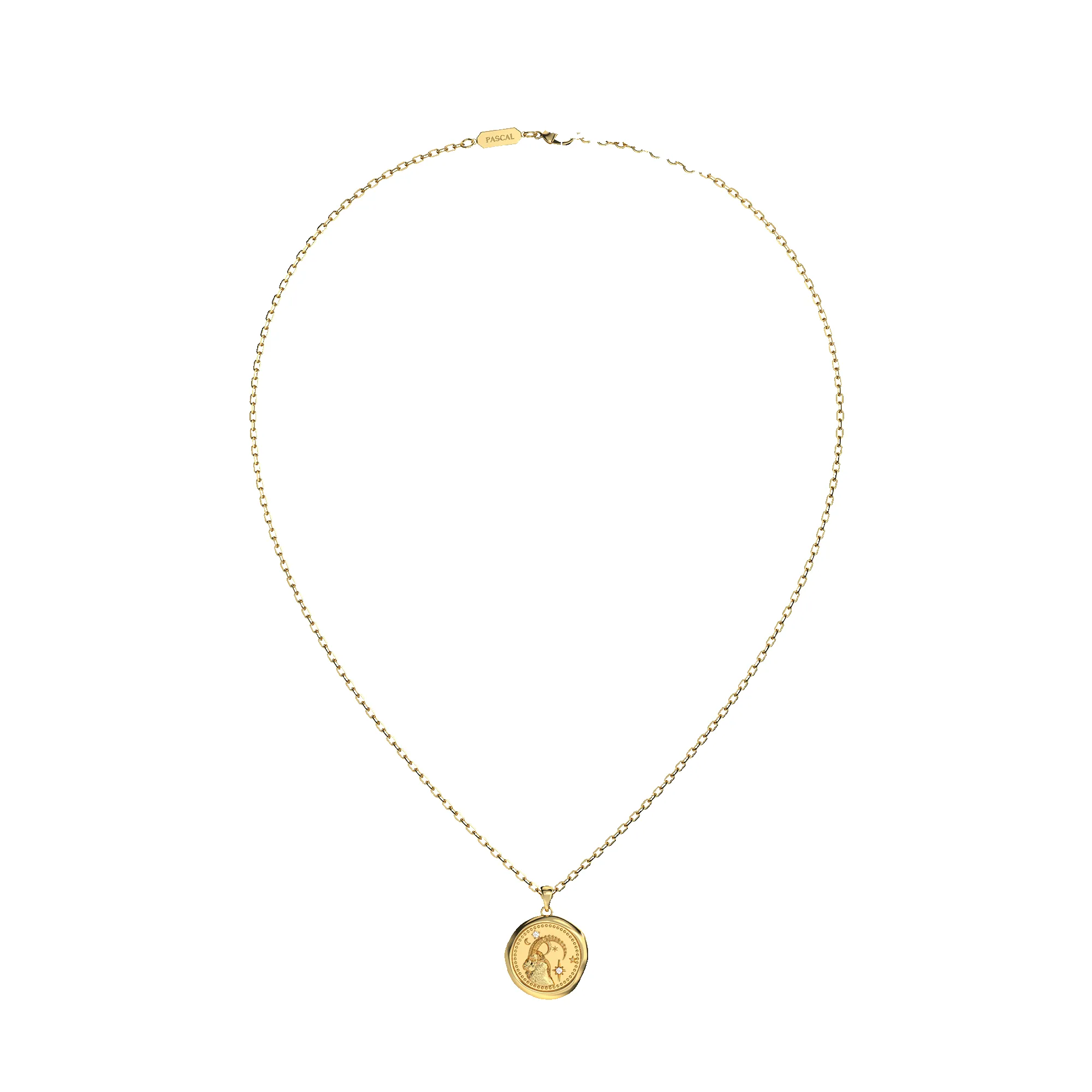 AstroSeal Capricorn Diamond Necklace sold by Pascal Design Official product image thumbnail 4