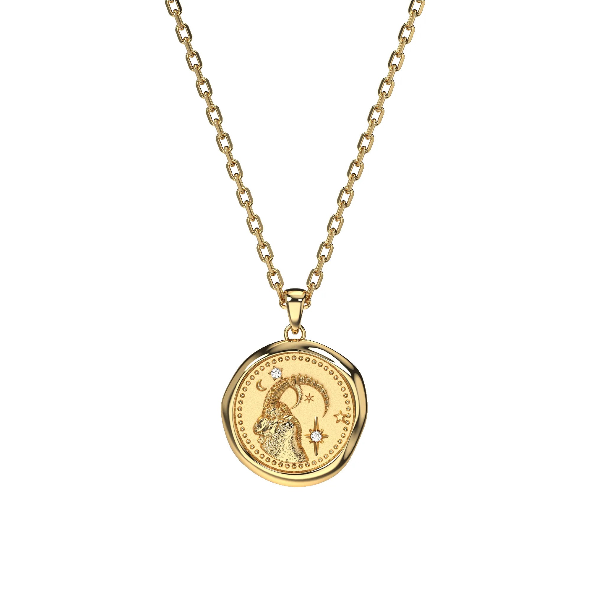 AstroSeal Capricorn Diamond Necklace sold by Pascal Design Official