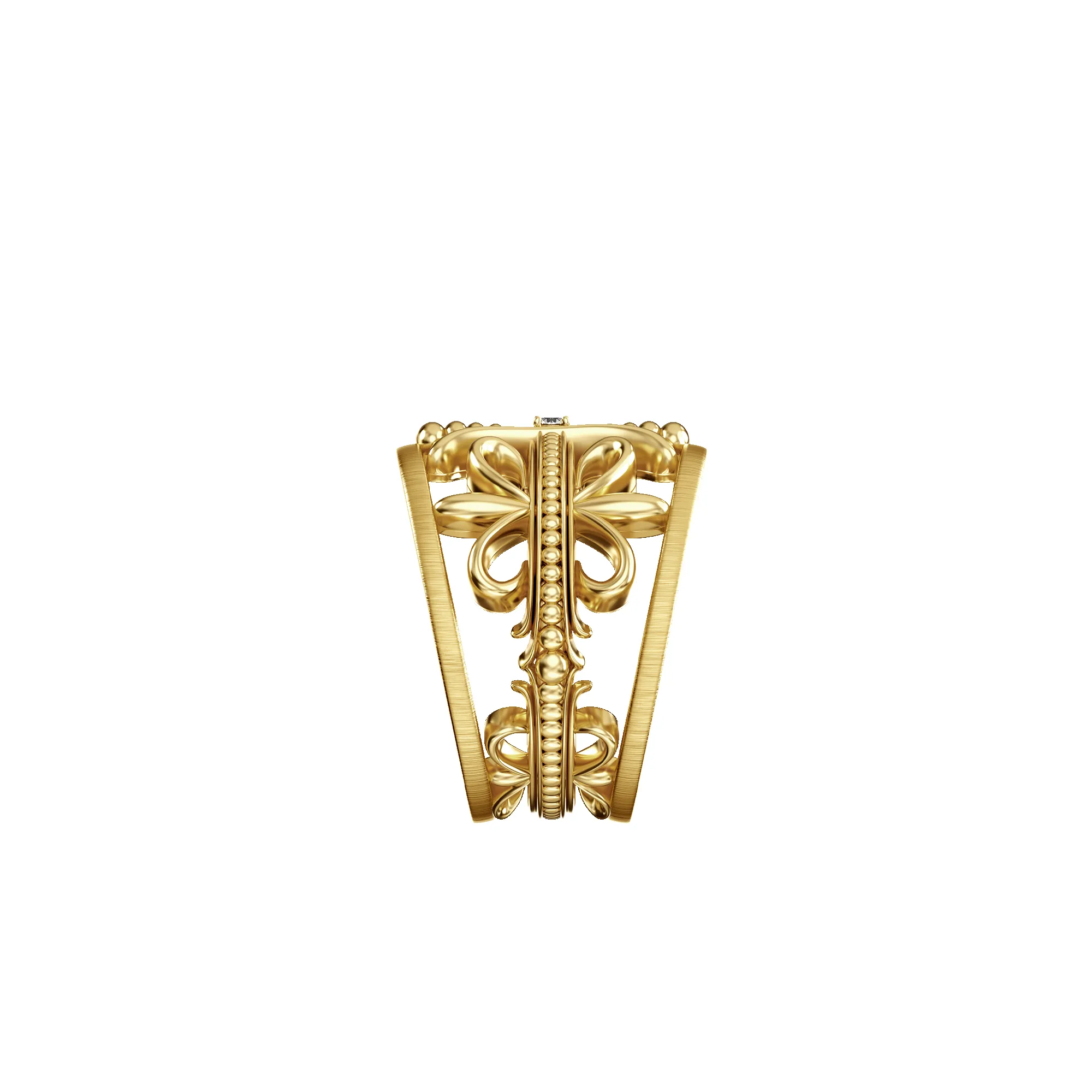 Regalia Cross Band Ring, White Diamond sold by Pascal Design Official product image thumbnail 4
