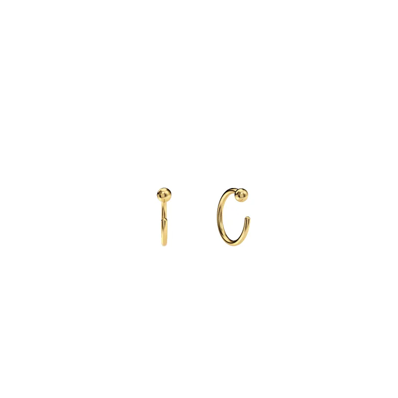 Little Ball Huggie Earrings made by Pascal Design Official