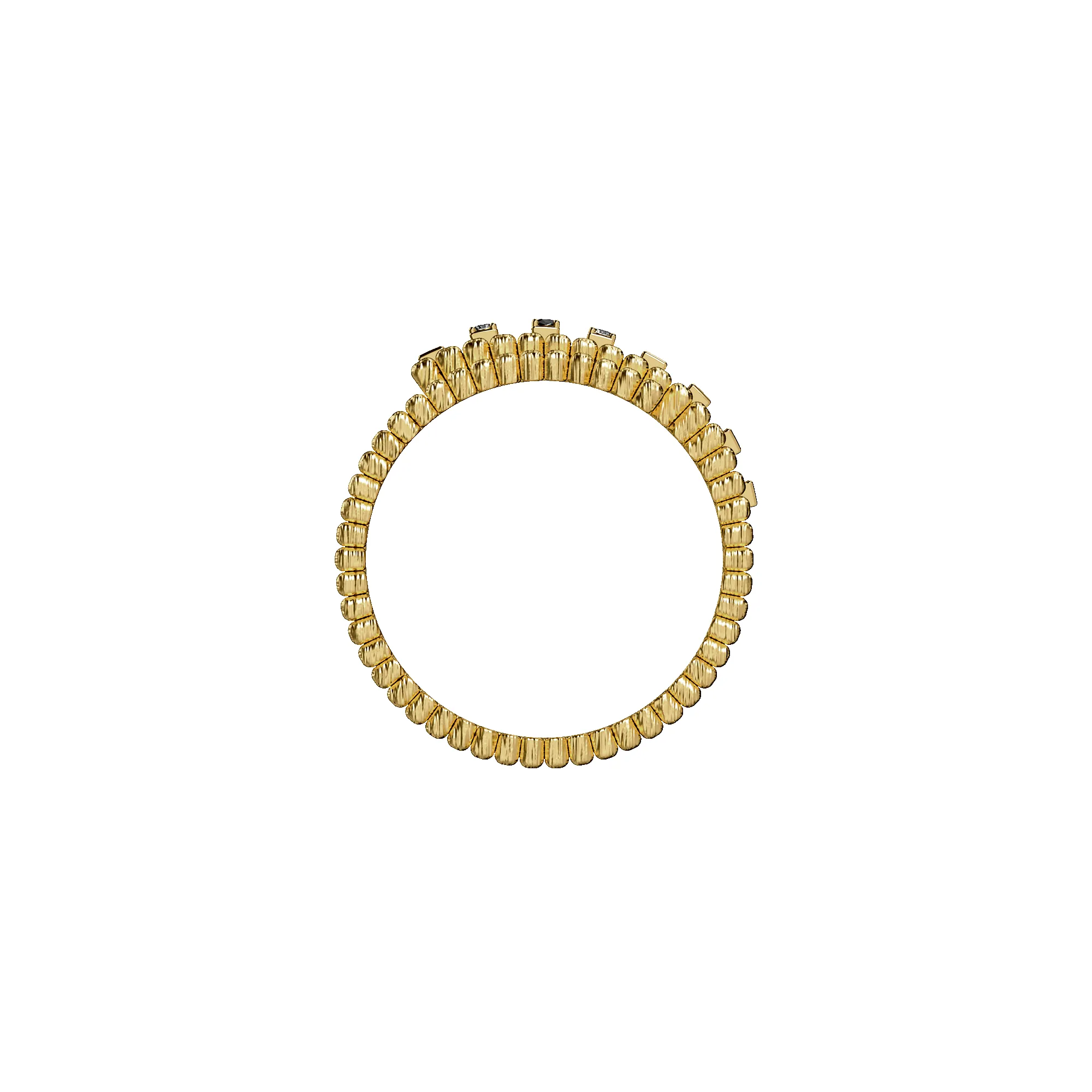 'The Jazz' Piano Ring, Black Diamond sold by Pascal Design Official product image thumbnail 4