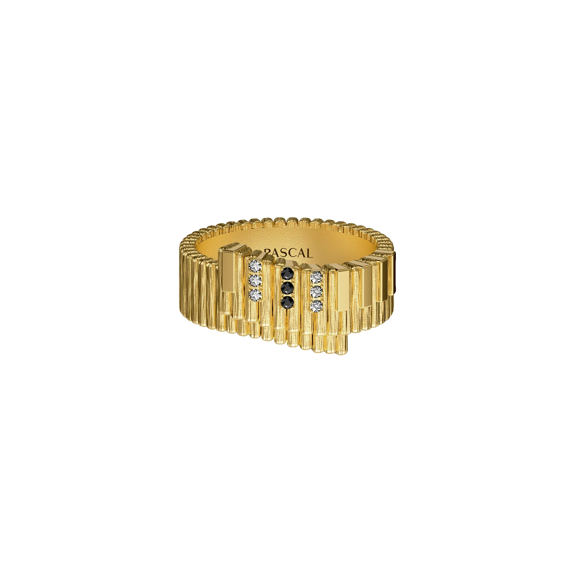 'The Jazz' Piano Ring, Black Diamond sold by Pascal Design Official product image thumbnail 3