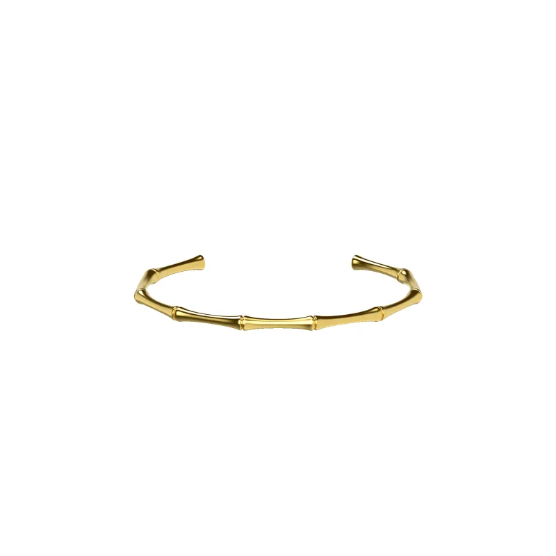 Bamboo Open Bangle made by Pascal Design Official