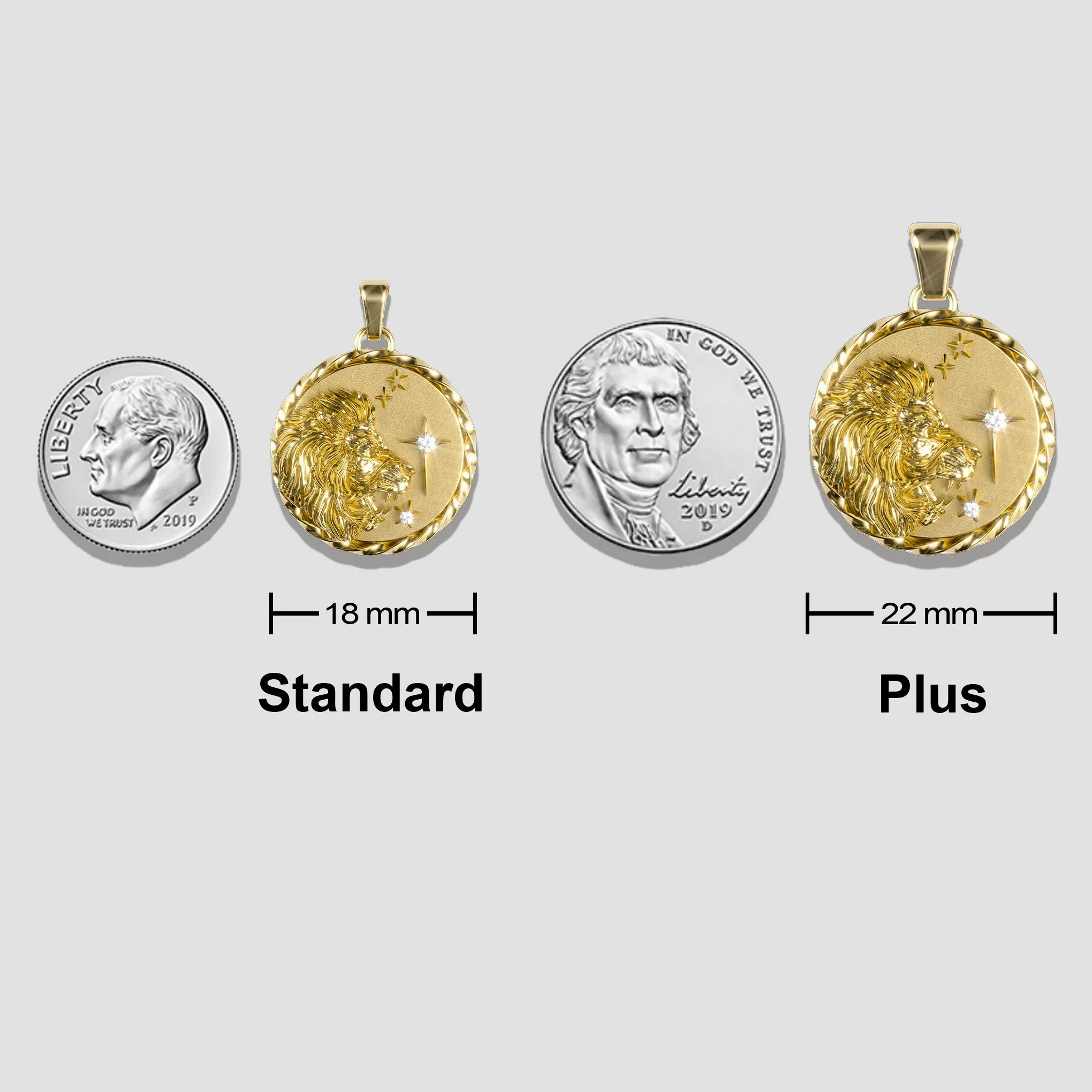 Leo Amulet Necklace sold by Pascal Design Official product image thumbnail 4