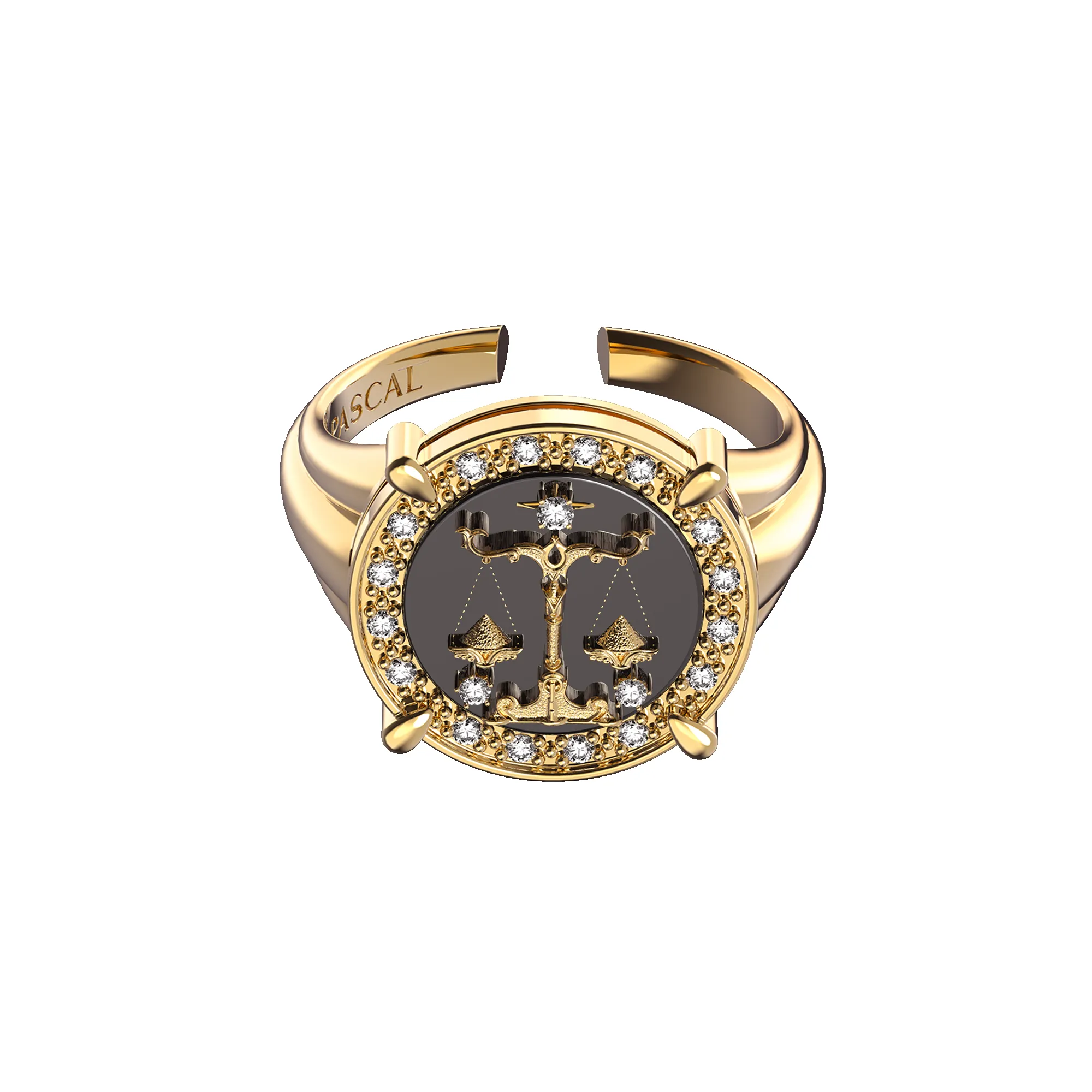 Libra Agate Diamond Ring sold by Pascal Design Official product image thumbnail 3