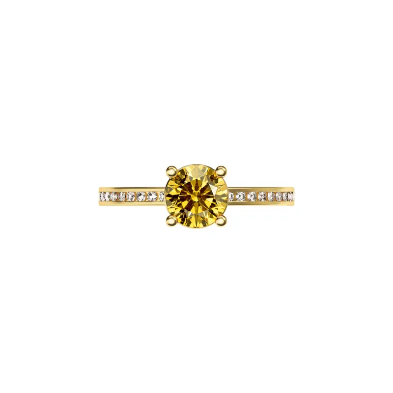 Solitaire Round Cut Diamond Eternity Ring sold by Pascal Design Official