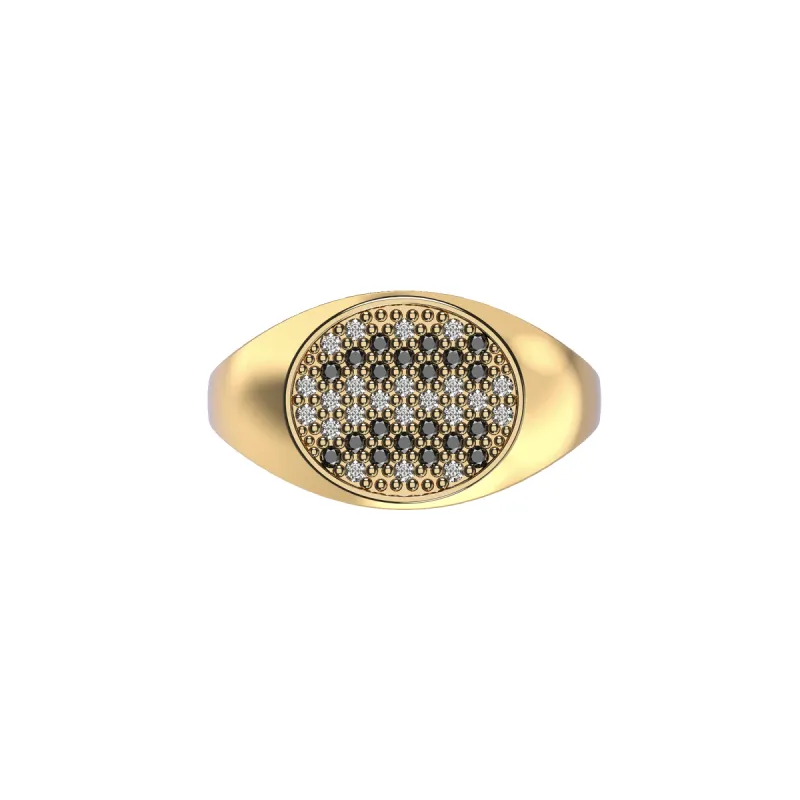 Mèlange Aquarius Diamond Pinky Ring sold by Pascal Design Official