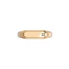 Octagon Solitaire Diamond Signet Ring sold by Pascal Design Official