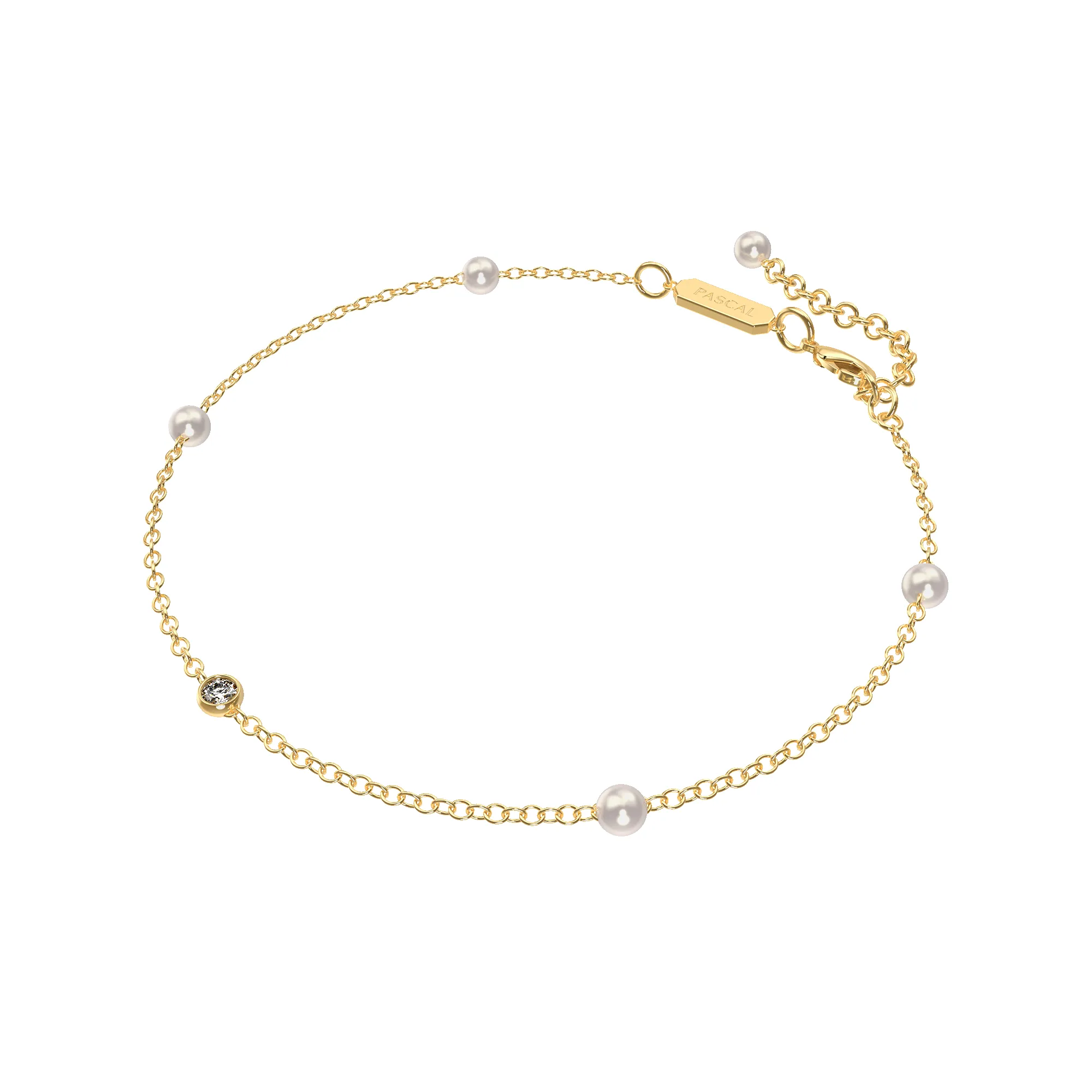 Gypsophila Pearl Diamond Bracelet sold by Pascal Design Official product image thumbnail 2