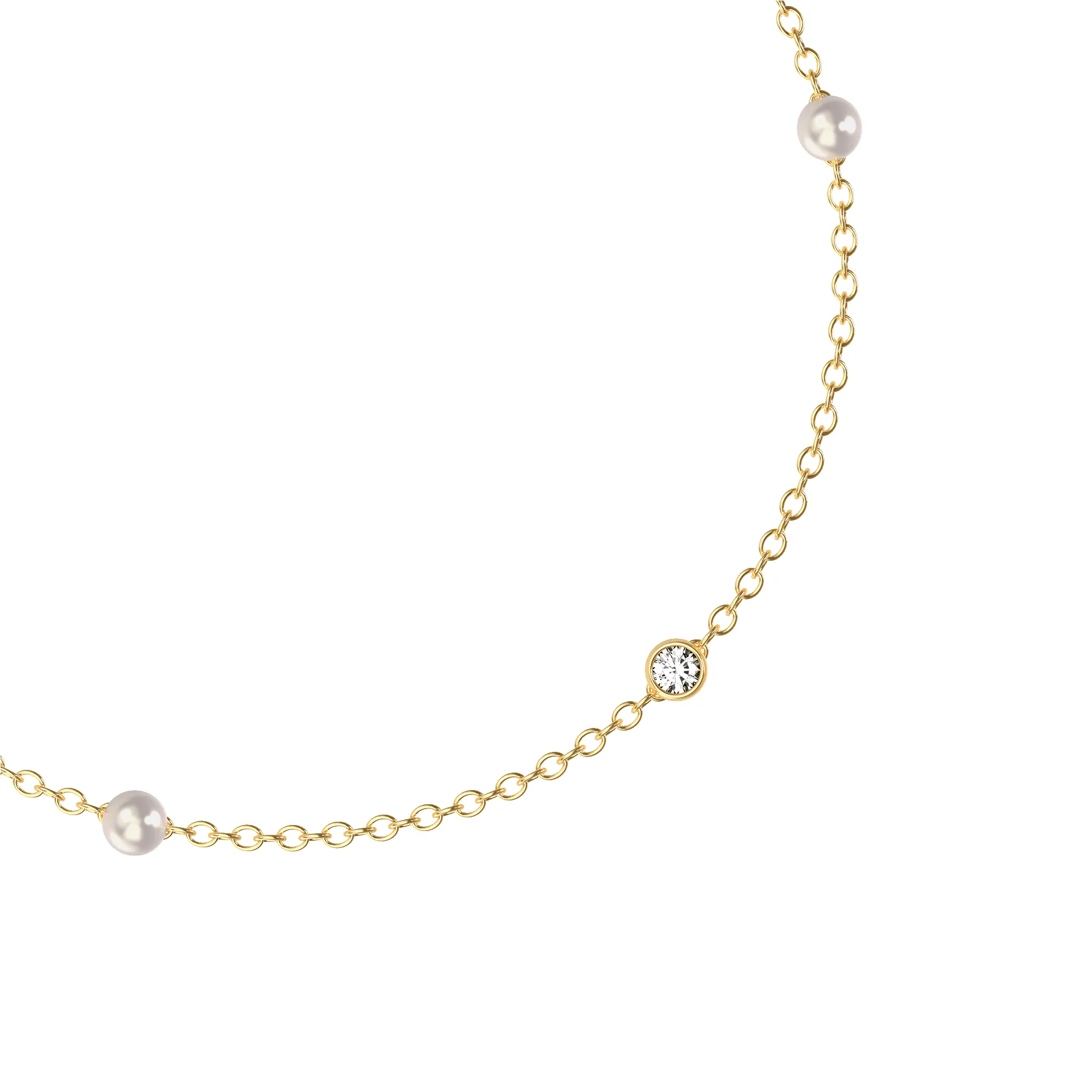 Gypsophila Pearl Diamond Bracelet sold by Pascal Design Official product image thumbnail 3