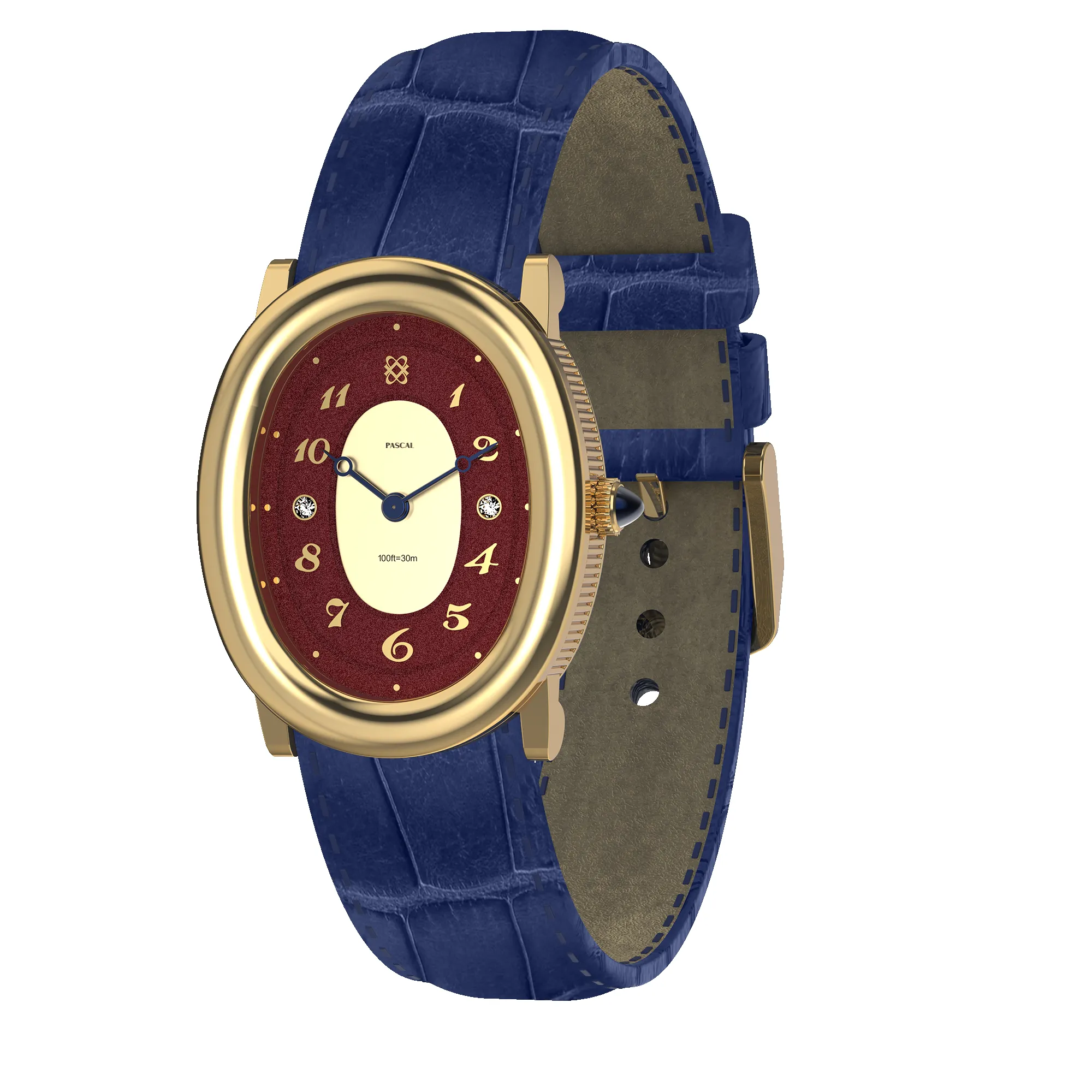 Oval Bubble Diamond Watch (24mm x 30mm) sold by Pascal Design Official product image thumbnail 5