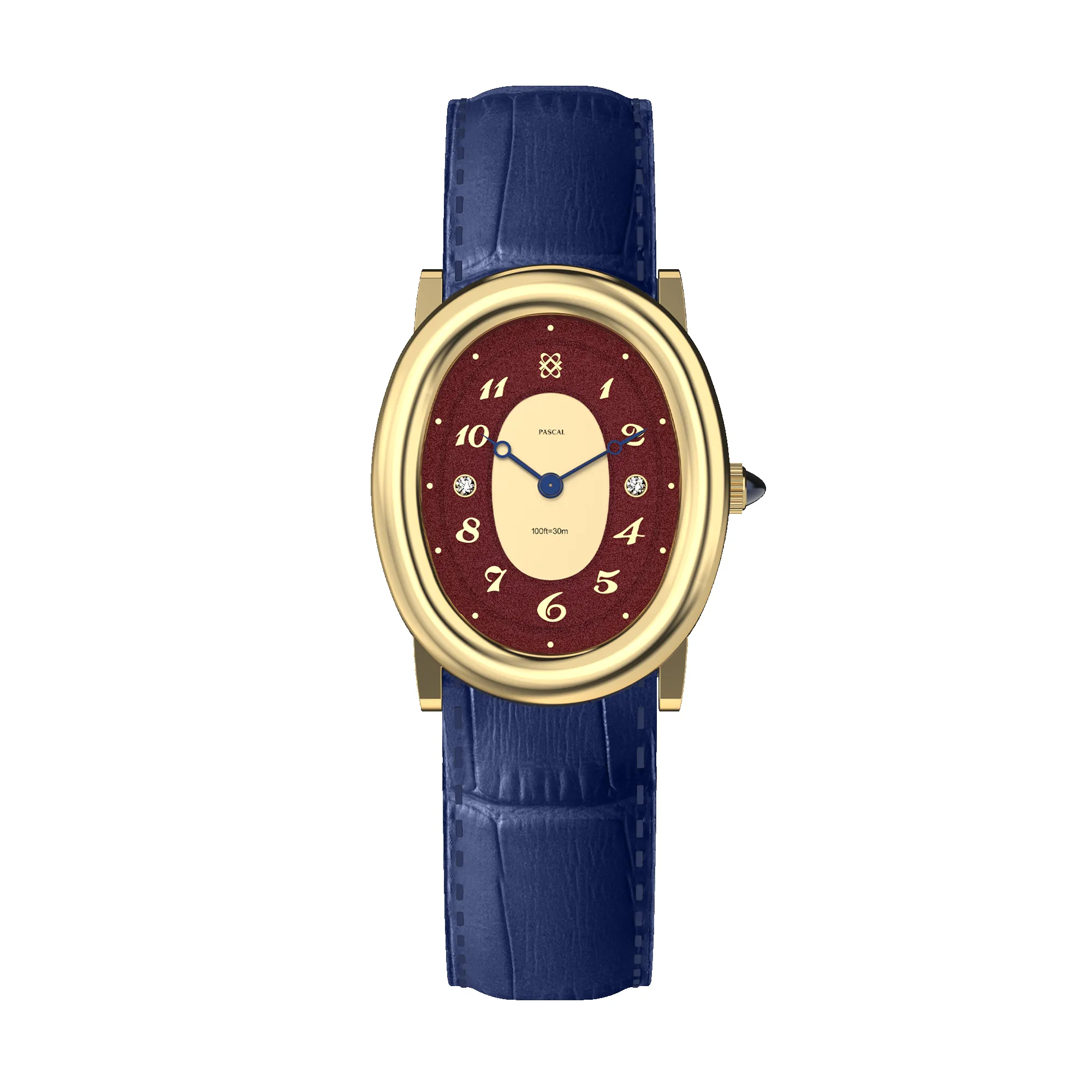 Oval Bubble Diamond Watch (24mm x 30mm) sold by Pascal Design Official