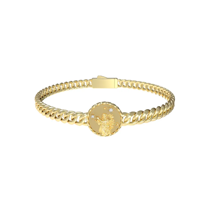 Virgo Amulet Cuban Bracelet sold by Pascal Design Official