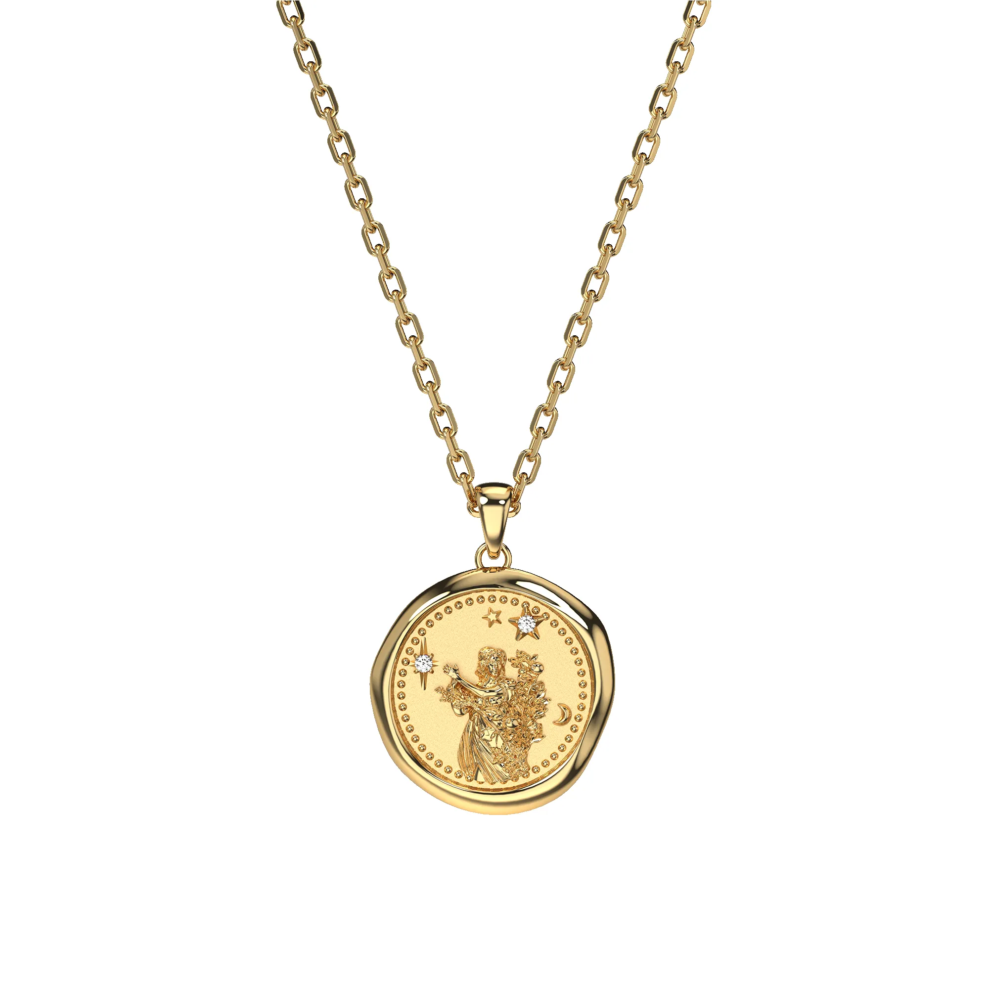 AstroSeal Virgo Diamond Necklace sold by Pascal Design Official