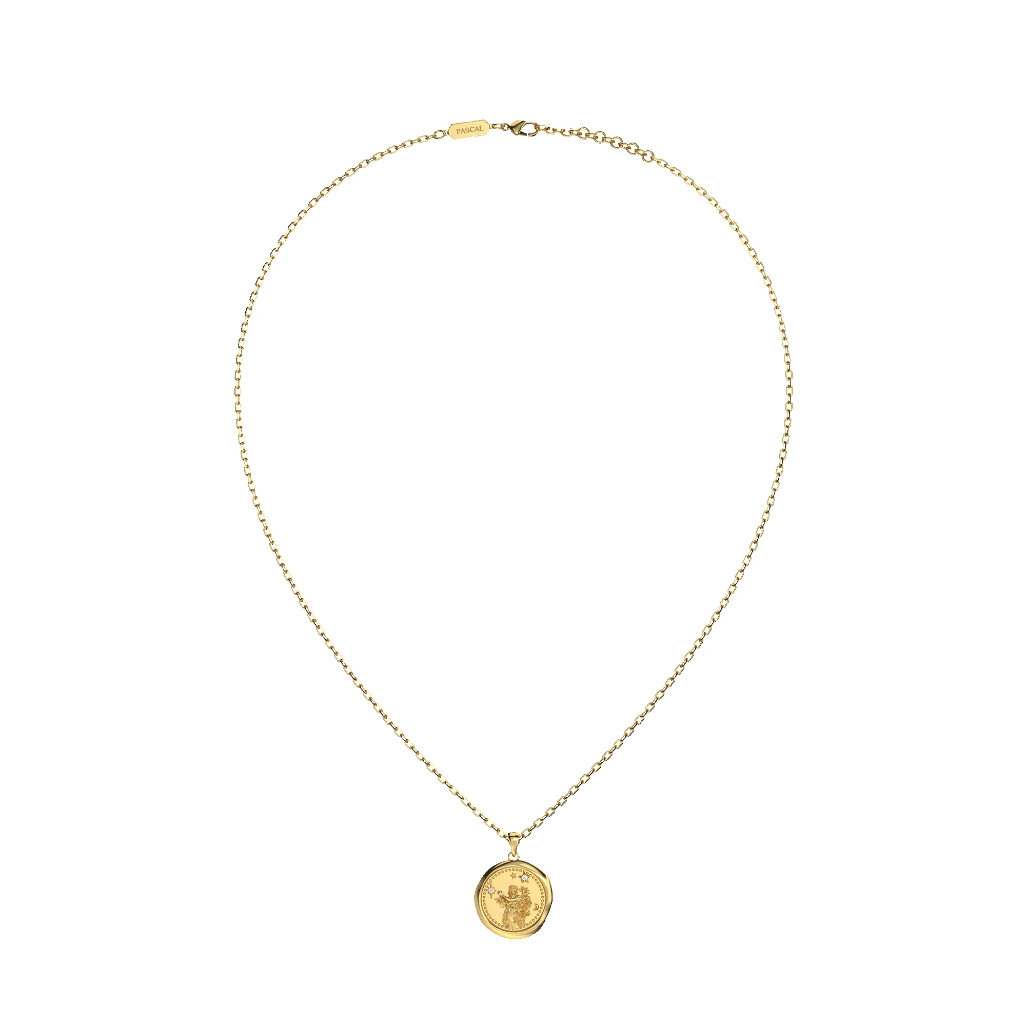 AstroSeal Virgo Diamond Necklace sold by Pascal Design Official product image thumbnail 4