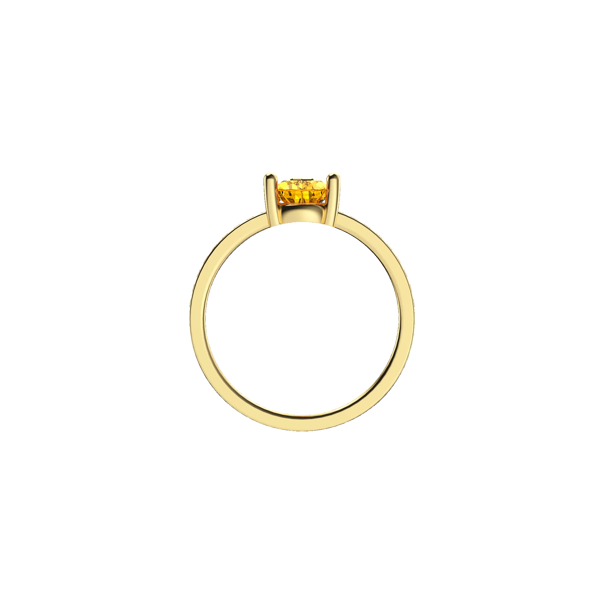 Solitaire Pear Cut Diamond Eternity Ring sold by Pascal Design Official product image thumbnail 3