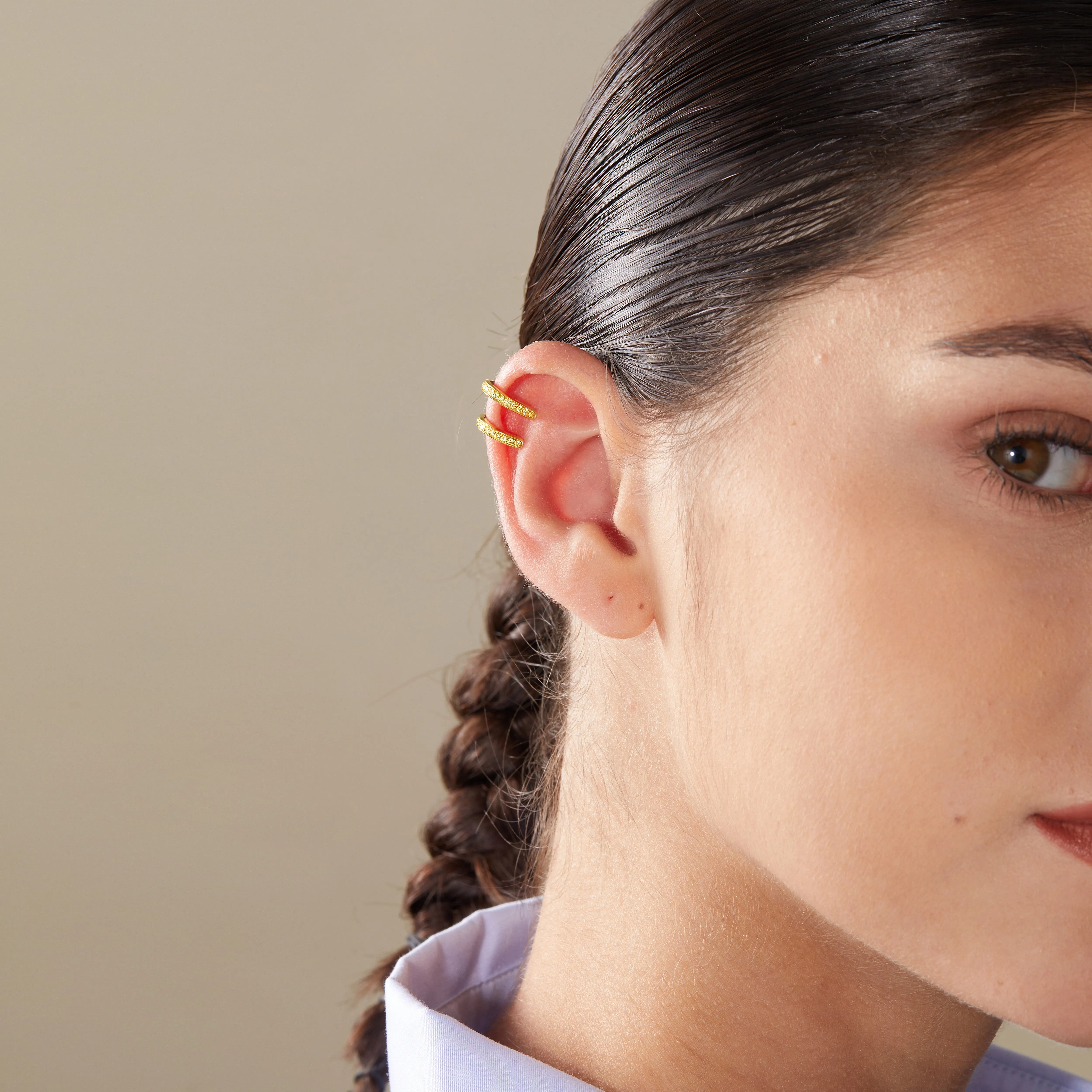 Entwine Diamond Ear Cuff sold by Pascal Design Official product image thumbnail 5