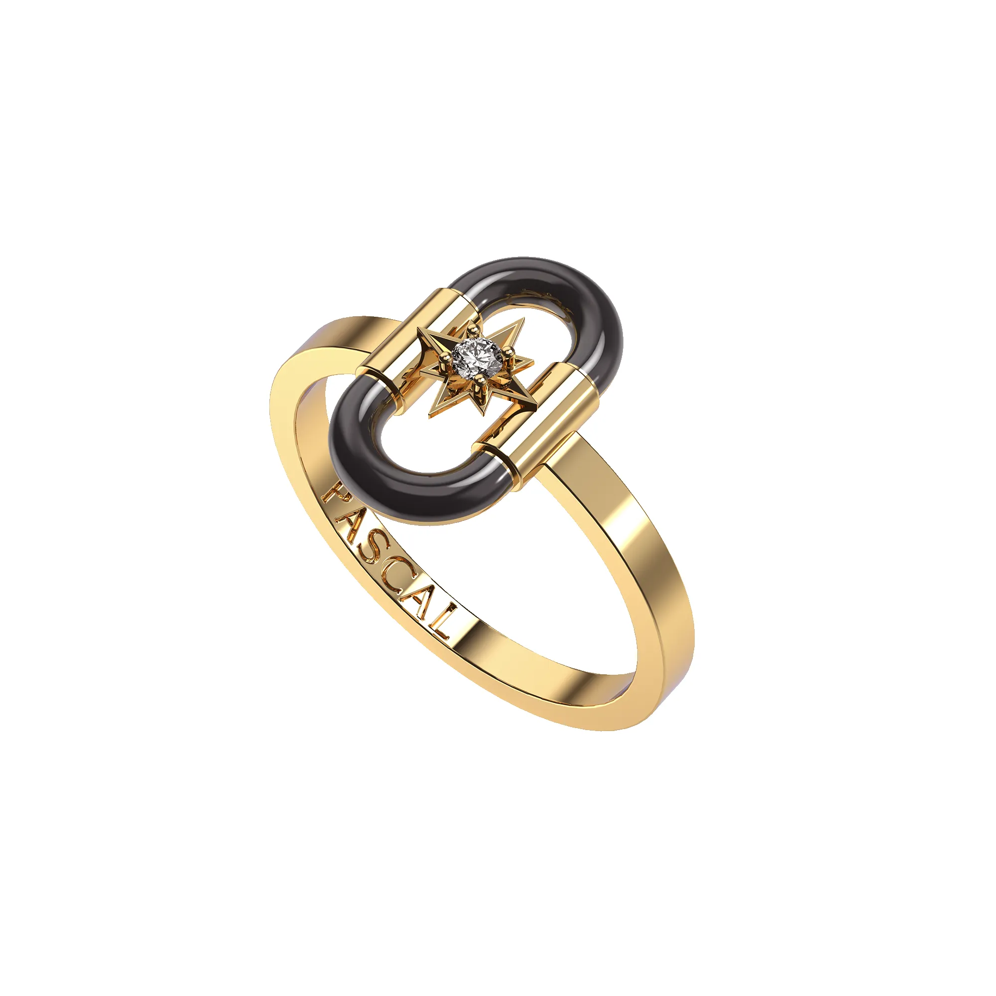 Element Party Diamond Enamel Ring sold by Pascal Design Official product image thumbnail 2