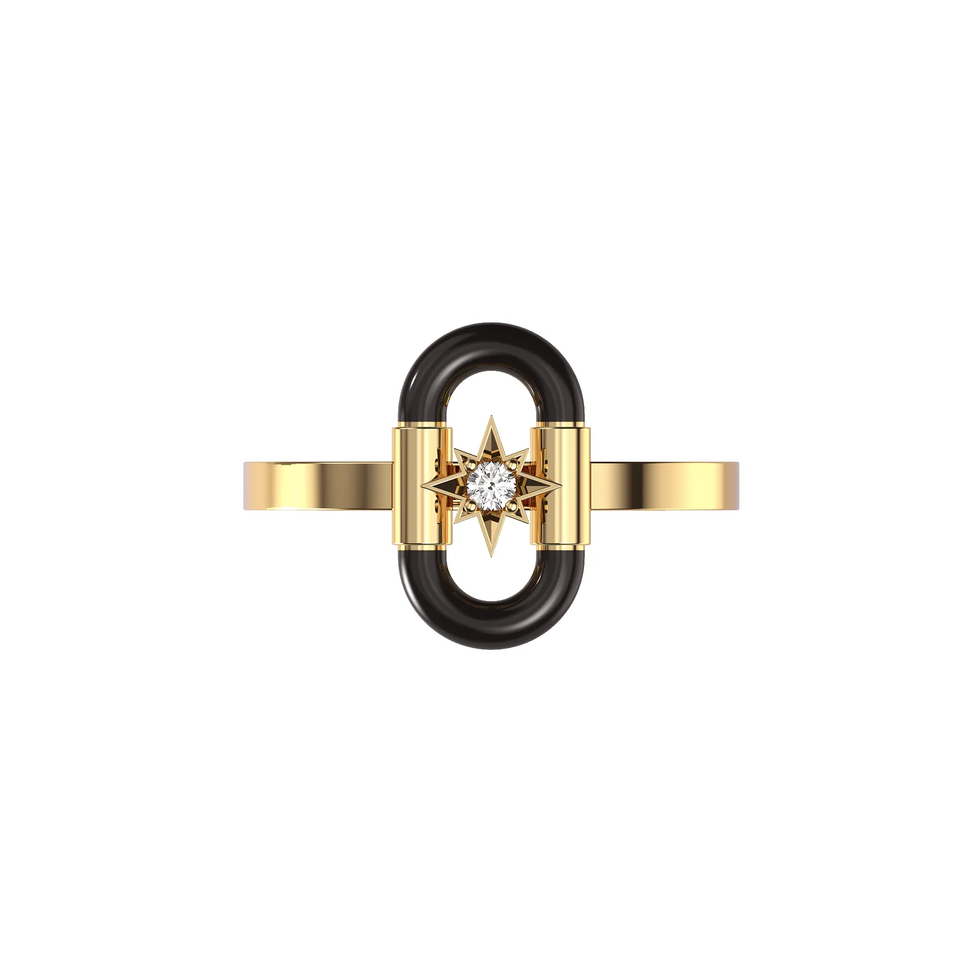 Element Party Diamond Enamel Ring sold by Pascal Design Official