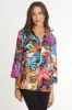 Printed Woven Jacket - Petite - Abstract Multi sold by Ail Miles Clothing