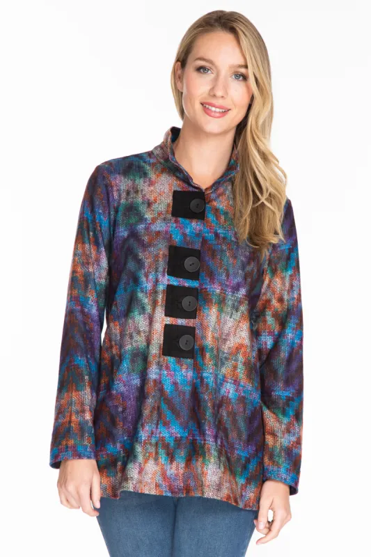 Knit Jacket - Multi sold by Ail Miles Clothing