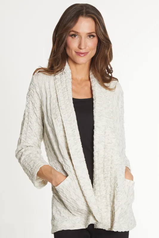 Textured Knit Kimono - Oatmeal sold by Ail Miles Clothing