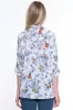 Button Front Tunic-Petite-Multi sold by Ail Miles Clothing
