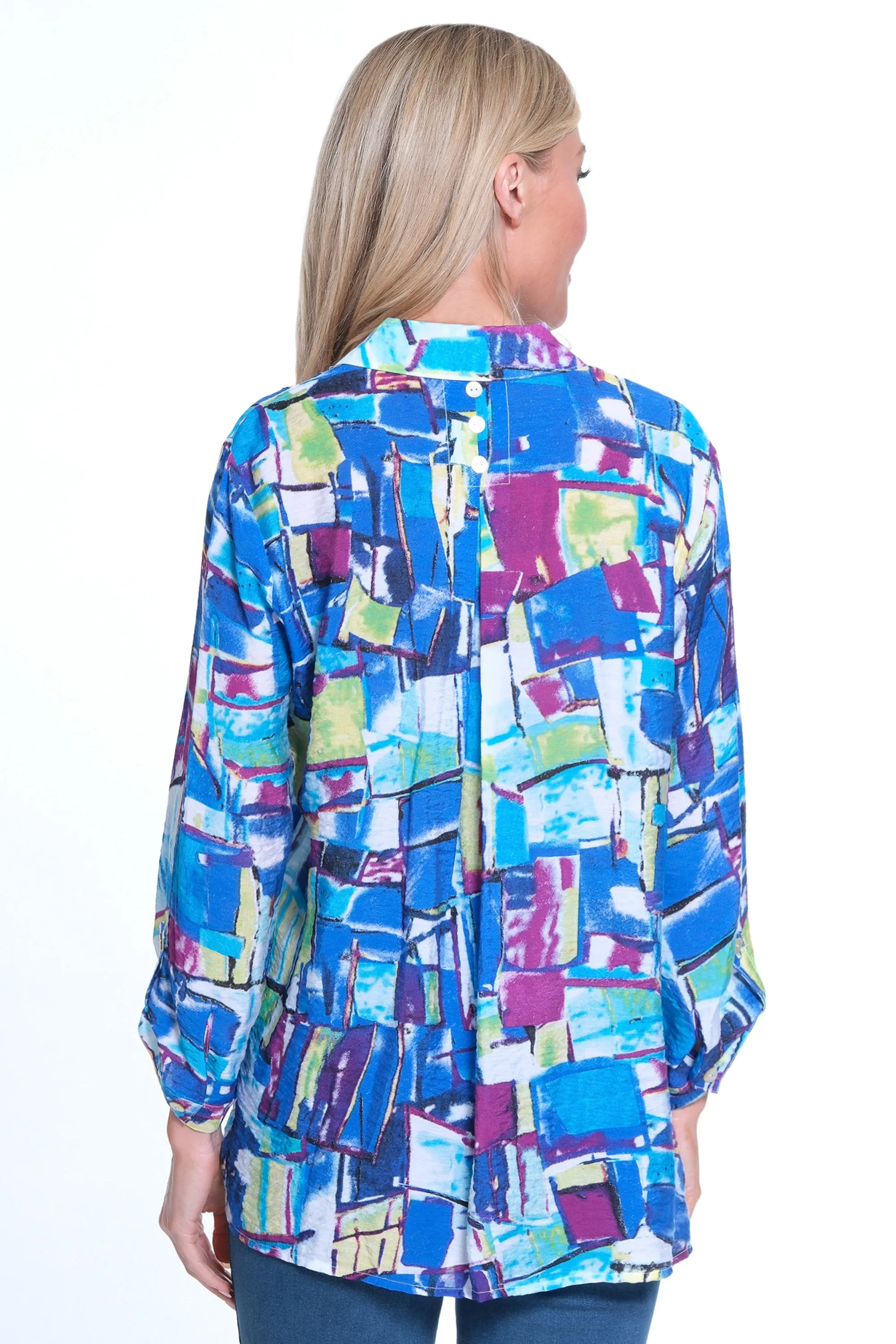 Printed Woven Tunic- Multi sold by Ail Miles Clothing product image thumbnail 2