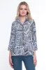 Printed Woven Tunic - Royal sold by Ail Miles Clothing