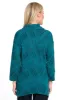 Knit Jacquard Tunic - Peacock sold by Ail Miles Clothing