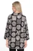 Knit Jacquard Popover Tunic - Women's - Black sold by Ail Miles Clothing
