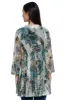 Open Front Print Kimono - Women's - Neutral Print sold by Ail Miles Clothing