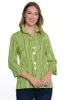 Printed Woven Crinkle Tunic - Women's - Soft Lime sold by Ail Miles Clothing