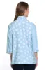 Printed Woven Button Front Shirt - Women's - Chambray Print sold by Ail Miles Clothing