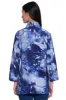 Woven Printed Button Front Tunic - Nightfall sold by Ail Miles Clothing