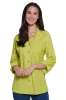 Woven Textured Button Front Tunic - Citron sold by Ail Miles Clothing