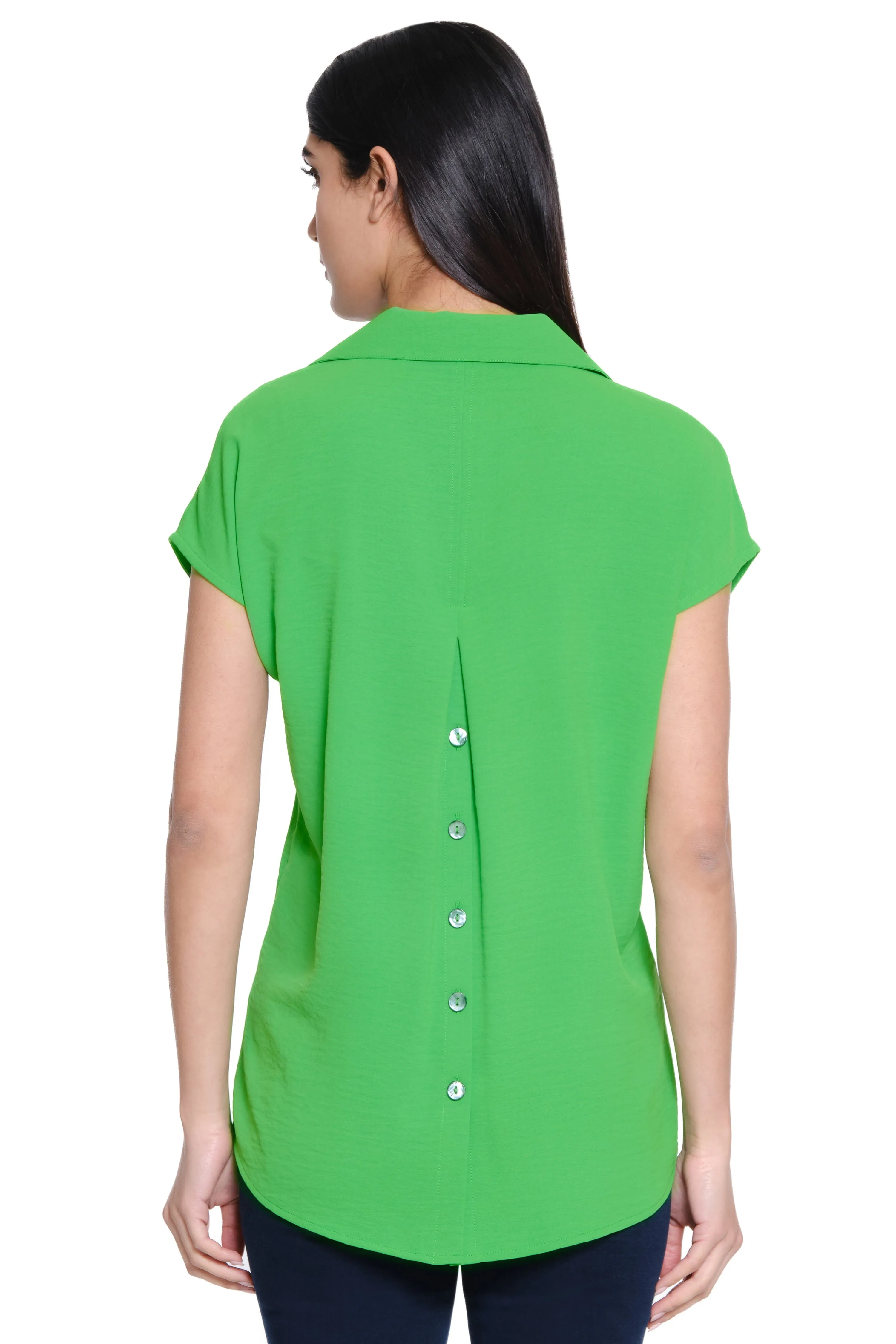 Cap Sleeve Tunic - Bright Green sold by Ail Miles Clothing product image thumbnail 2